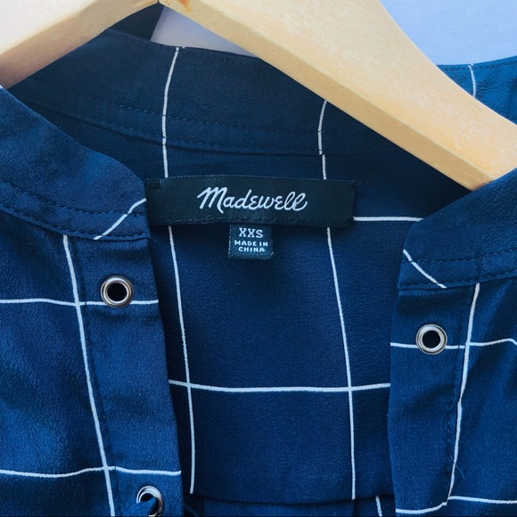 Madewell Monroe Silk Lace-Up Shirt - Picture 6 of 7